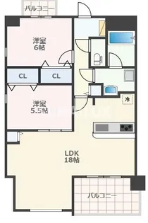 ヒルクレストELGRAND本山【11階】の間取り