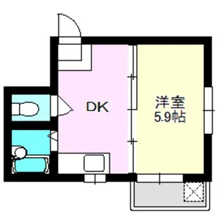 ヴィラ本町【1階】の間取り