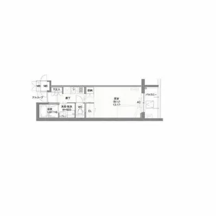 ガーデン東新宿【6階】の間取り