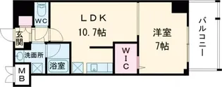 東京マンション【10階】の間取り