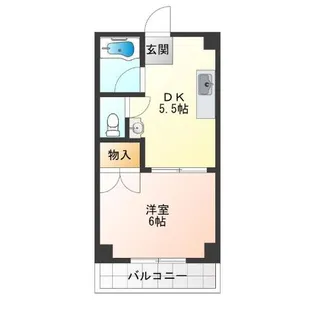 パールハウス粉浜【3階】の間取り