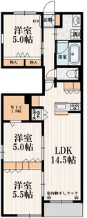 グリーンヒル【1階】の間取り
