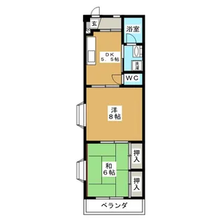 エステートスズキ【3階】の間取り