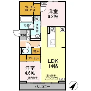 shine fort【2階】の間取り