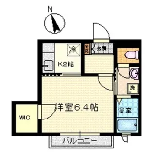 フェリスタ【1階】の間取り