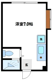 レインボー瑞江【3階】の間取り