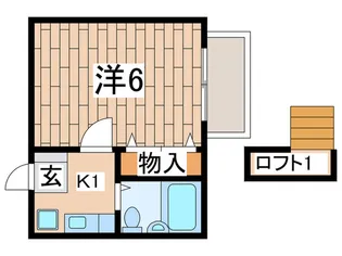 シュロス海の公園【1階】の間取り