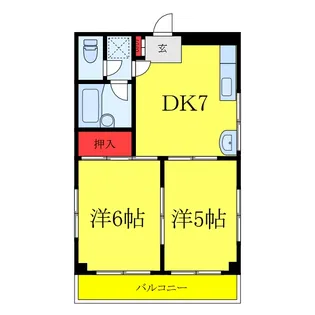 ラ・ブランシュ【2階】の間取り