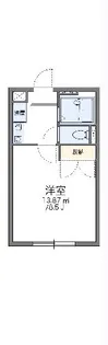 レオパレスMITA【1階】の間取り
