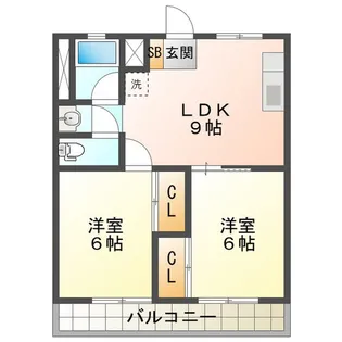 津IN COURT 練木【4階】の間取り