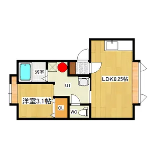 サクセスハイム【1階】の間取り