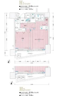 メインステージ東日本橋II【6階】の間取り