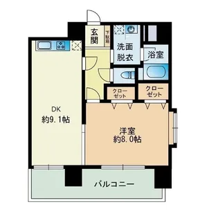 高口箔屋ビル【3階】の間取り