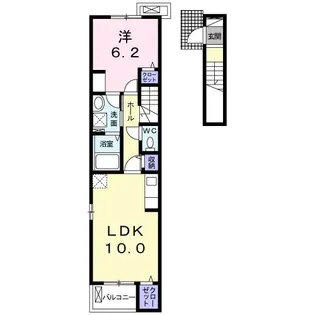 Maison・placido【2階】の間取り