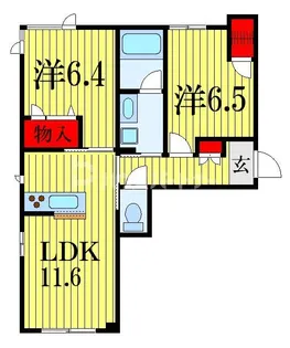 シルフィード【1階】の間取り