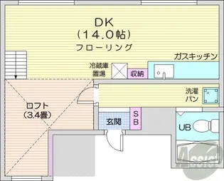 AMS STAGE【5階】の間取り