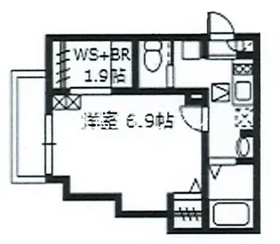 パークサイド五反野【2階】の間取り