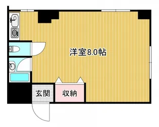 セジュール小林【4階】の間取り