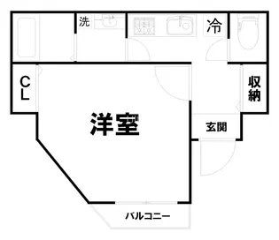 Habitation西洞院【1階】の間取り