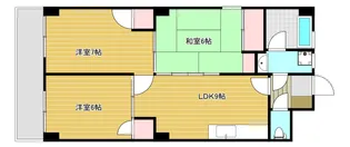 ふじたニューグランドマンション【1階】の間取り