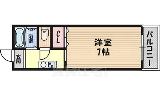 メルベーユ箕面【1階】の間取り