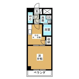 Deux mille un【4階】の間取り