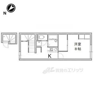 レオパレスやすらぎ【2階】の間取り