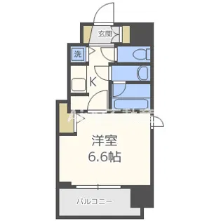 アクアプレイス梅田III【7階】の間取り
