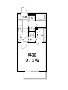 ブラン ラトゥールI【2階】の間取り