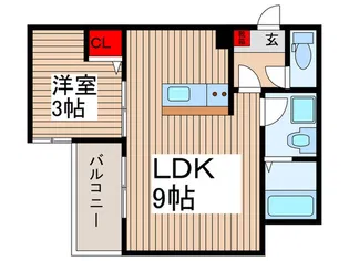 N.Lソラリア【1階】の間取り