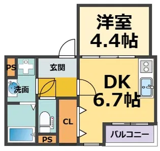 ユニコ【1階】の間取り