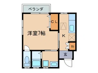 メゾンENA【2階】の間取り