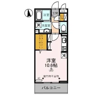 T s court(ティーズコート)【2階】の間取り