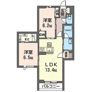 エクラージュ【3階】の間取り