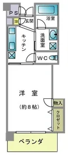 グランシャンブル【2階】の間取り