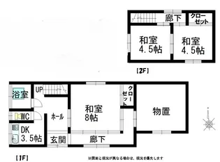 新潟県見附市双葉町【一戸建】の間取り