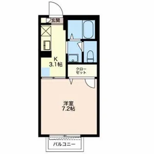 フレグランス・シェル【2階】の間取り