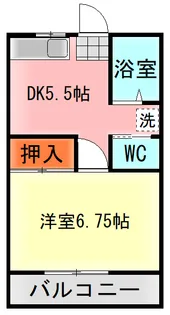桜ヶ丘ハイツ【2階】の間取り