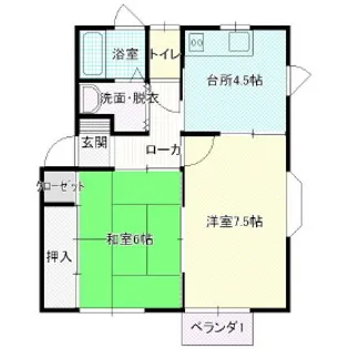 Ristel見石【2階】の間取り