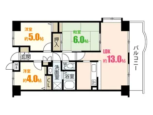 広島県山県郡北広島町丁保余原【マンション】の間取り