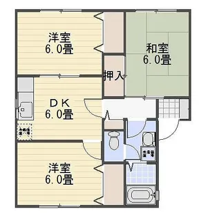 プレジール葉山【1階】の間取り