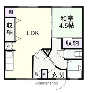 新山荘【2階】の間取り