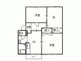 フレグランスモア【1階】の間取り