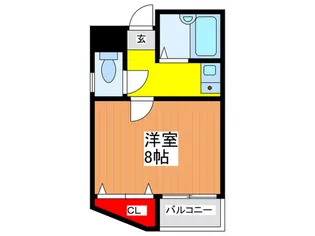 Gワンハイツ【4階】の間取り