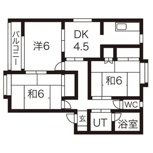 フリーデンA【2階】の間取り