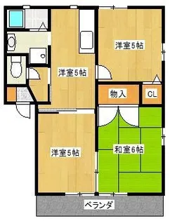 エルクレール【1階】の間取り
