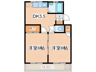 メゾン広田I【5階】の間取り