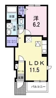 ファスト リバー ネオ【1階】の間取り