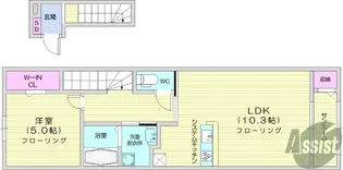 モダン・カーサ【2階】の間取り