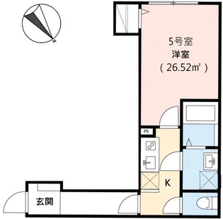 Crecia薬円台【1階】の間取り